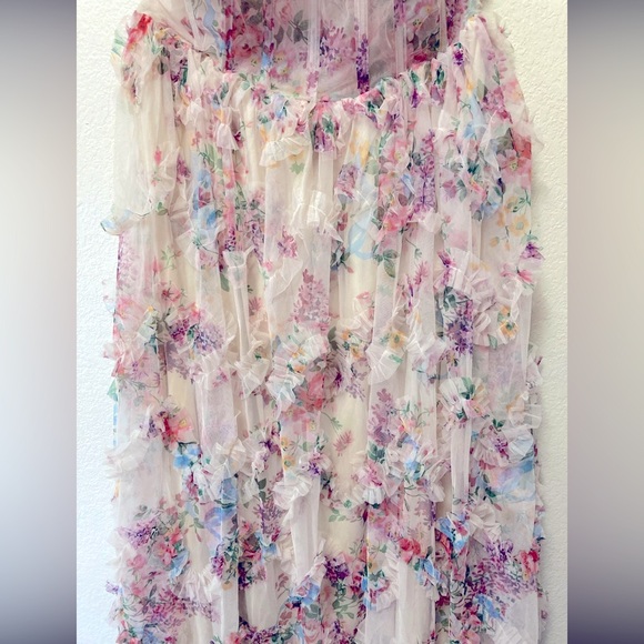 Romantic Shabby Chic Floral Corset Bodice Dress! - Picture 2 of 4